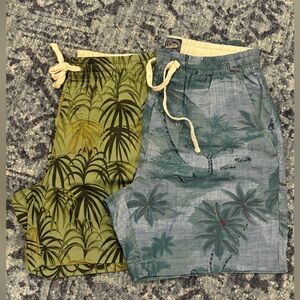 NWT J.Crew Men’s Tropical Drawstring Shorts